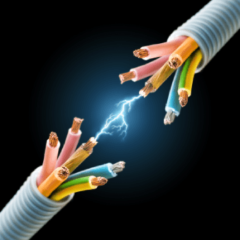 Wiring and visible electric current